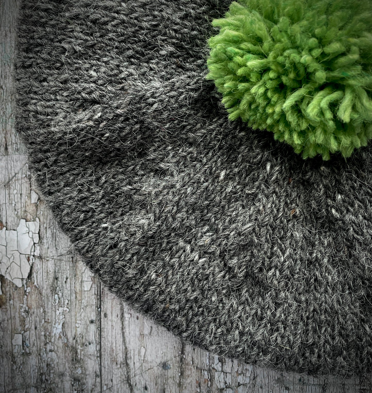 Hand Knitted Wool Beret Grey Tweed + Green
Beautifully hand knitted beret in Icelandic Lettlopi pure wool, perfect for keeping your head warm on cold days. Knitted in a lovely grey tweed colour with a green pom and green ribbed band that gives the hat a snug fit.
SIZE: adult.
CARE: hand wash or machine wash on wool cycle at 30 degrees, dry flat, do not tumble dry.