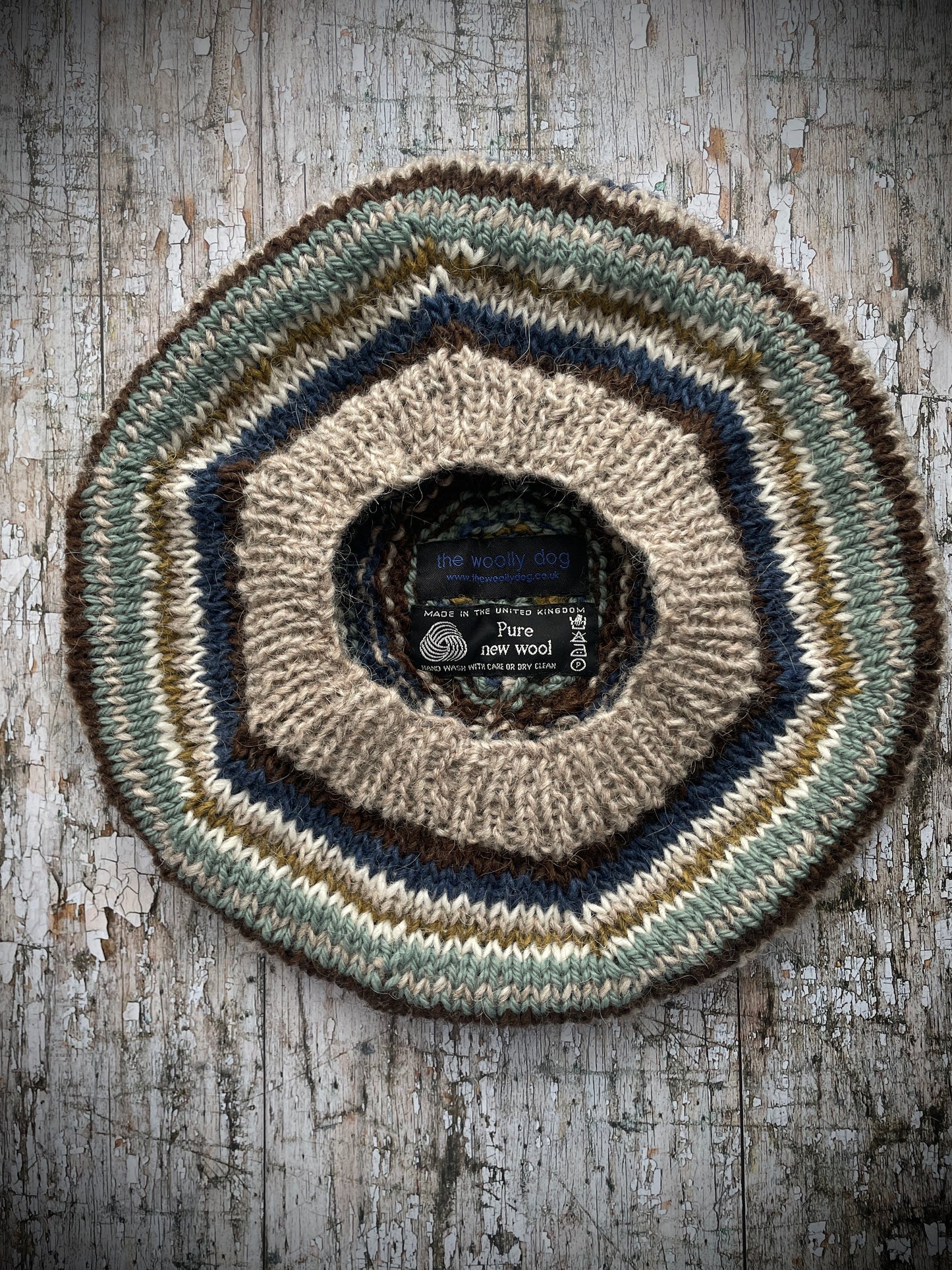 40's Style Hand Knitted Wool Beret no.44