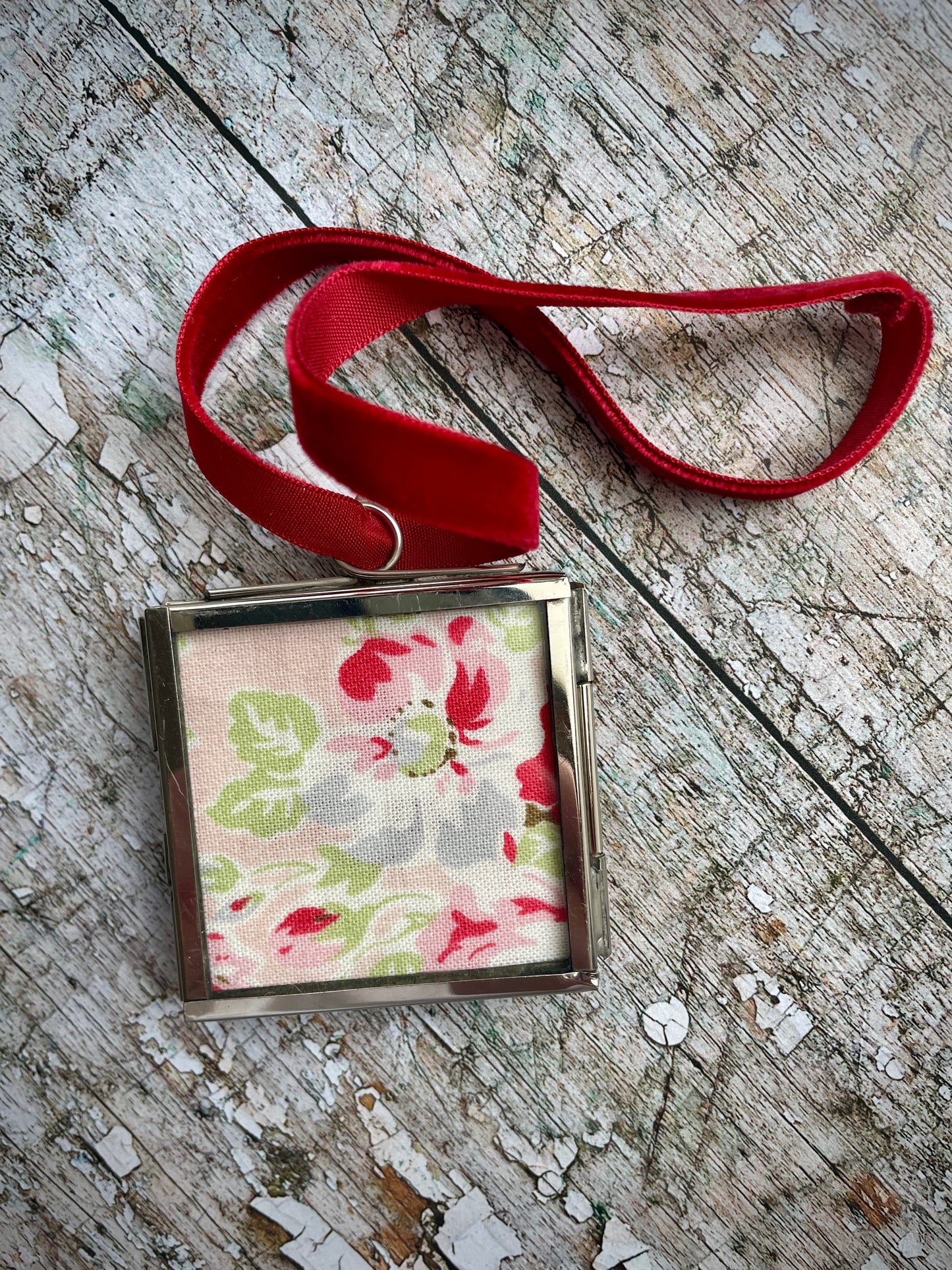 Hand Embroidered Love You Keepsake