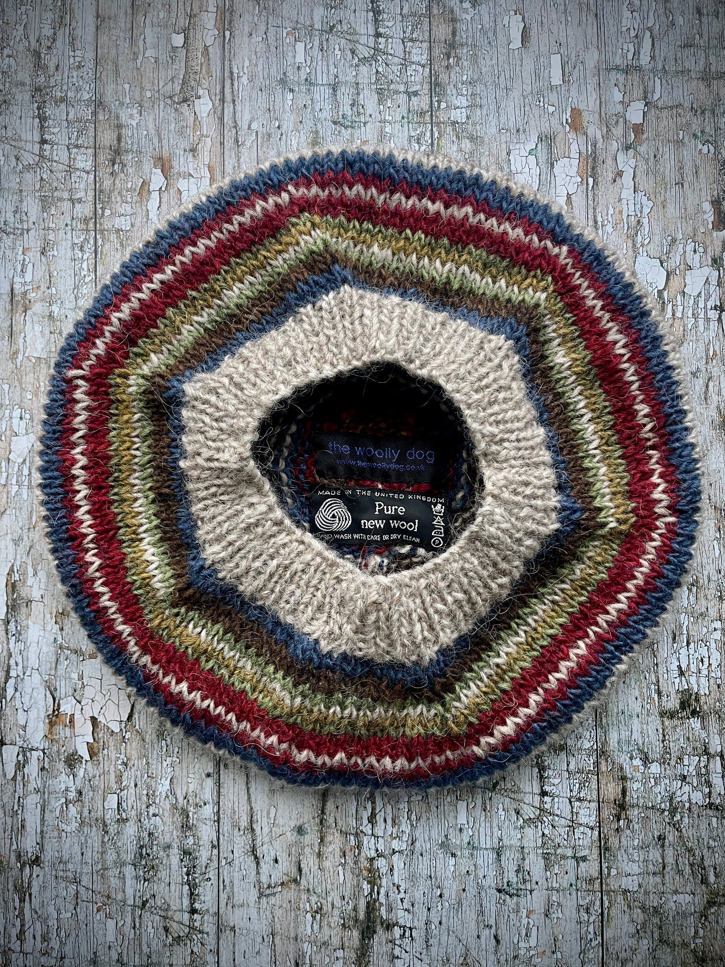 40's Style hand Knitted Wool Beret no.11