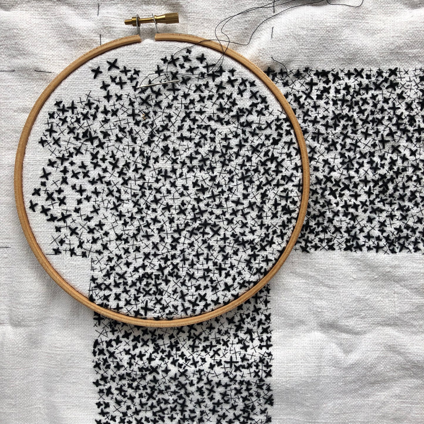 Embroidered Artwork Cross