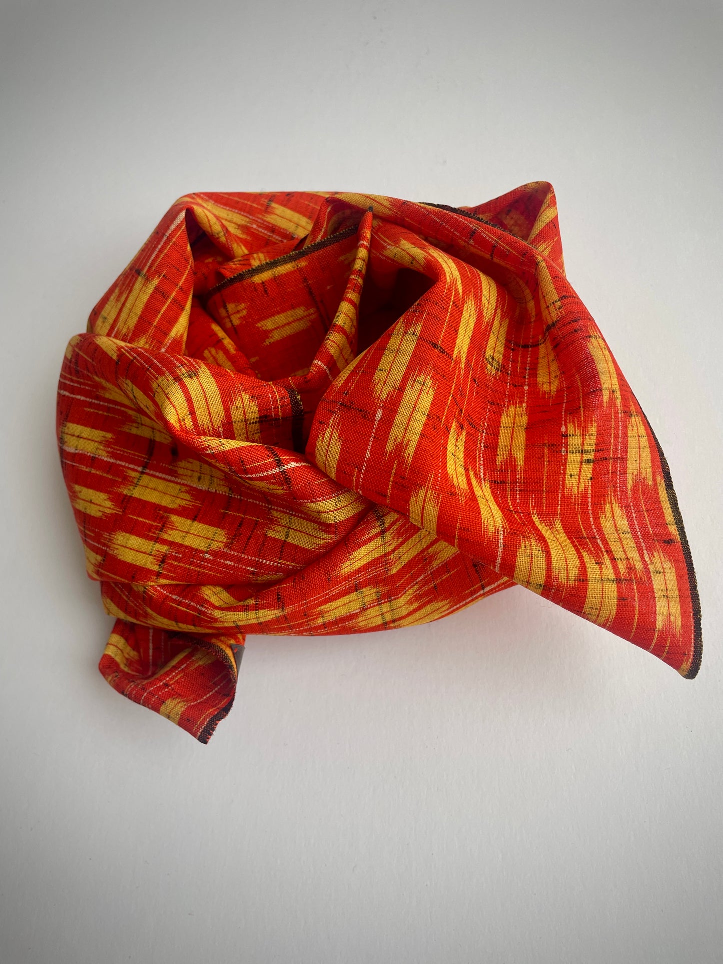 Japanese Antique Kusakizome Fabric Scarf