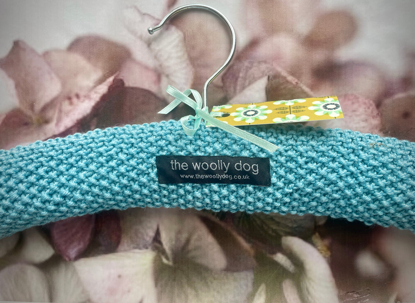 Children's Padded Hanger In Dark Aqua
Beautifully hand knitted with Rowan pure new wool in a moss stitch pattern, this pretty children's hanger is perfect for hanging or displaying children's clothes or as a photo prop and would make a wonderful baby shower or newborn gift.
Other colours can be found in the shop listings.
Size approximately: 34cm / 13 + 1/2"
Made from FSC (forest sustainable council) wood and non-allergenic soft toy filling which conforms to BS + CE standards for hygiene + fire safety.