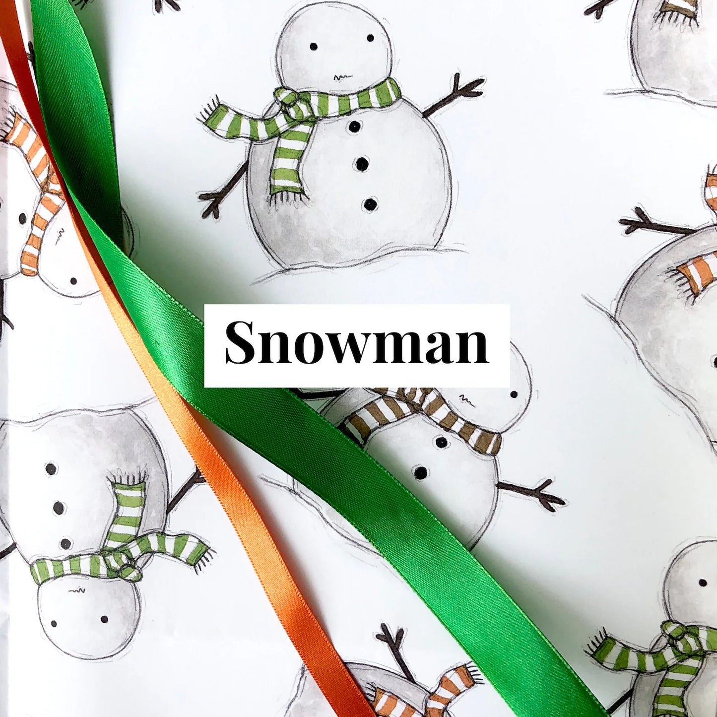 Gift Wrapping Add On
'SNOWMAN' by Laura Clempson Design, printed on luxurious eco friendly FSC certified matte paper.
Your item will be beautifully wrapped in designer paper, tied with ribbon and your message printed with a picture suitable for the occasion.
How Does It Work?... pick which design paper you would like your item wrapped in and add this service to your cart along with the item you are purchasing.
