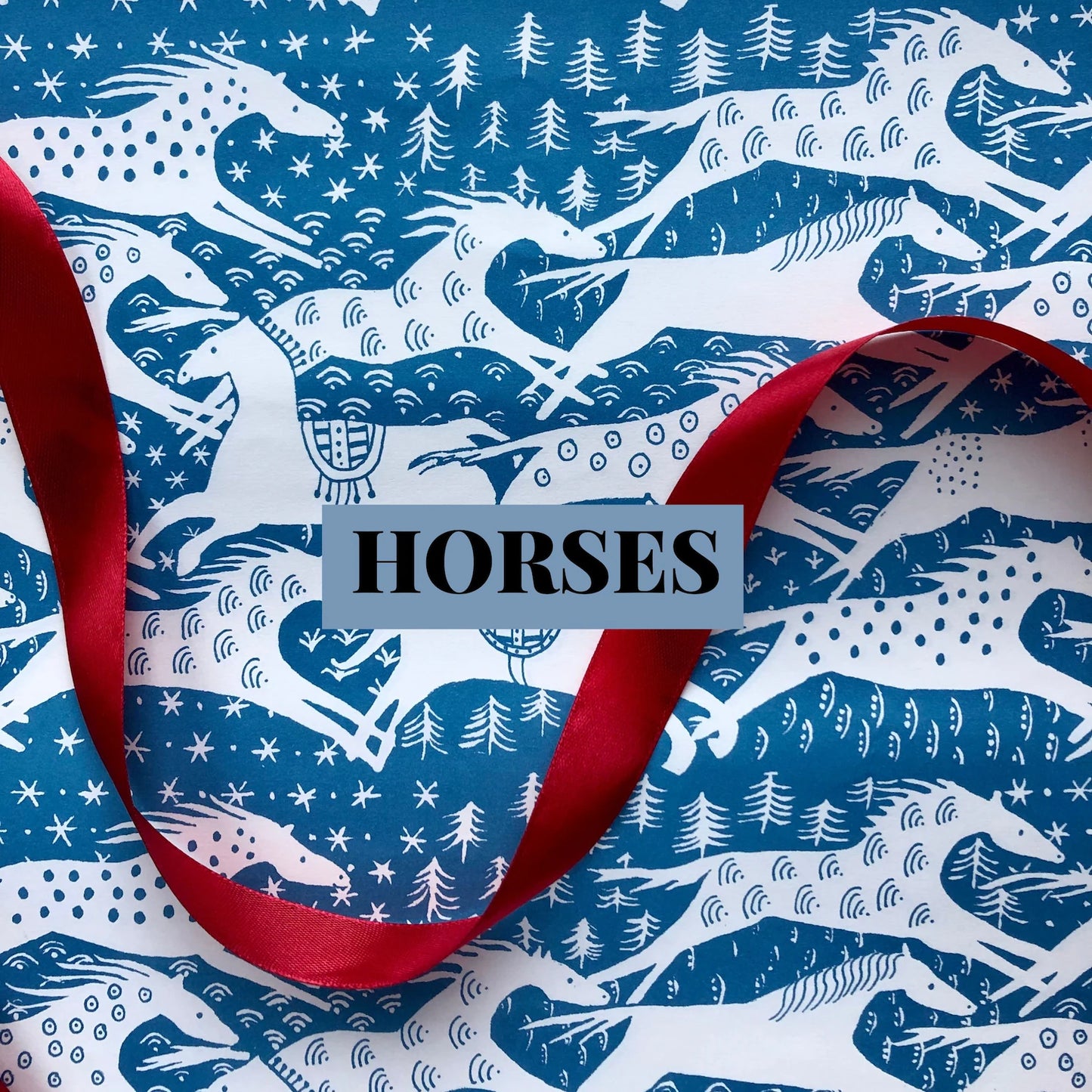 Gift Wrapping Add On
'HORSES' by Cambridge Imprint, printed on high quality, eco friendly uncoated FSC certified matte paper with vegetable oil based hand mixed inks.
Your item will be beautifully wrapped in designer paper, tied with ribbon and your message printed with a picture suitable for the occasion.
How Does It Work?... pick which design paper you would like your item wrapped in and add this service to your cart along with the item you are purchasing.