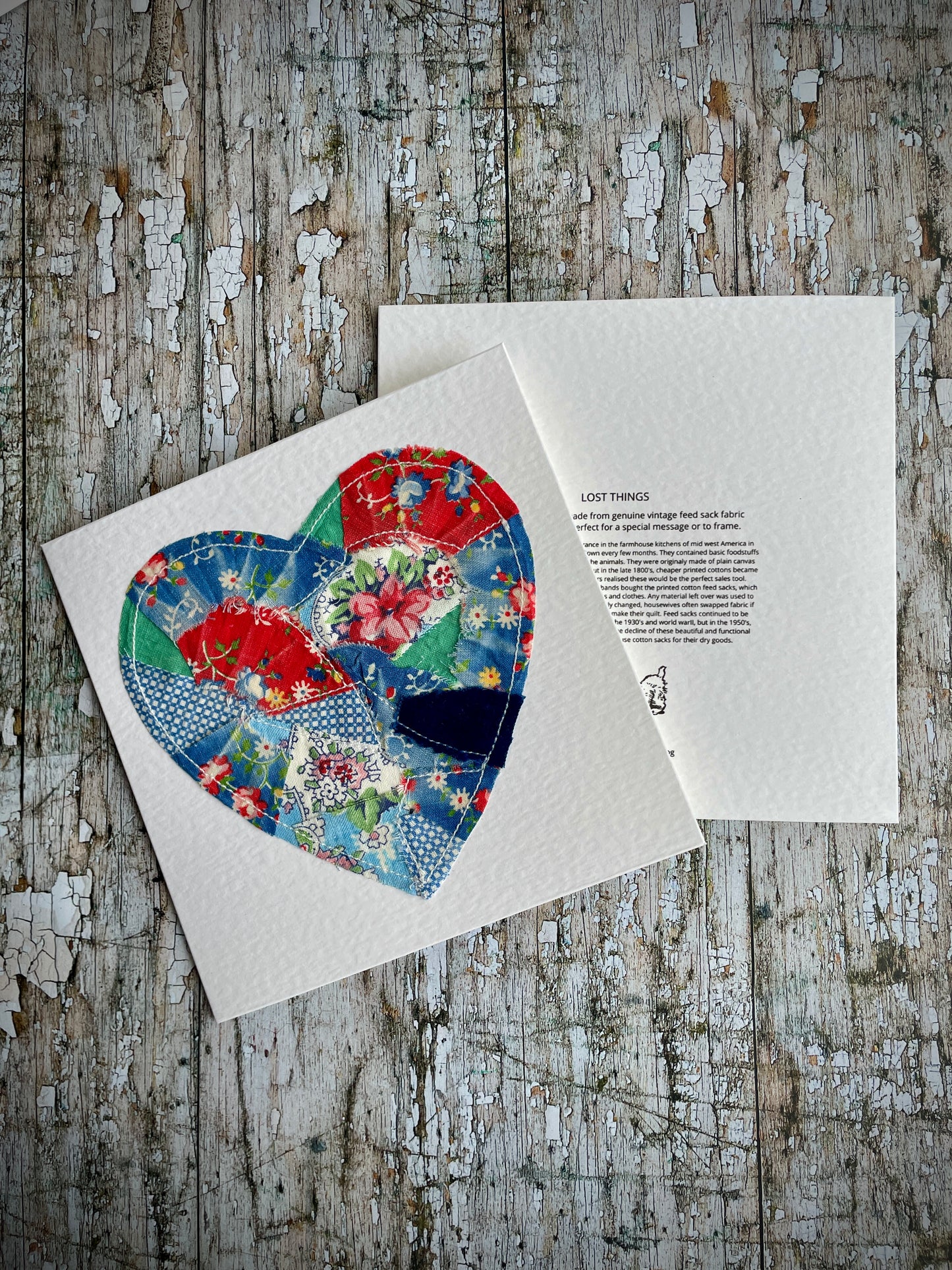 One Of A Kind Patchwork Card no.17