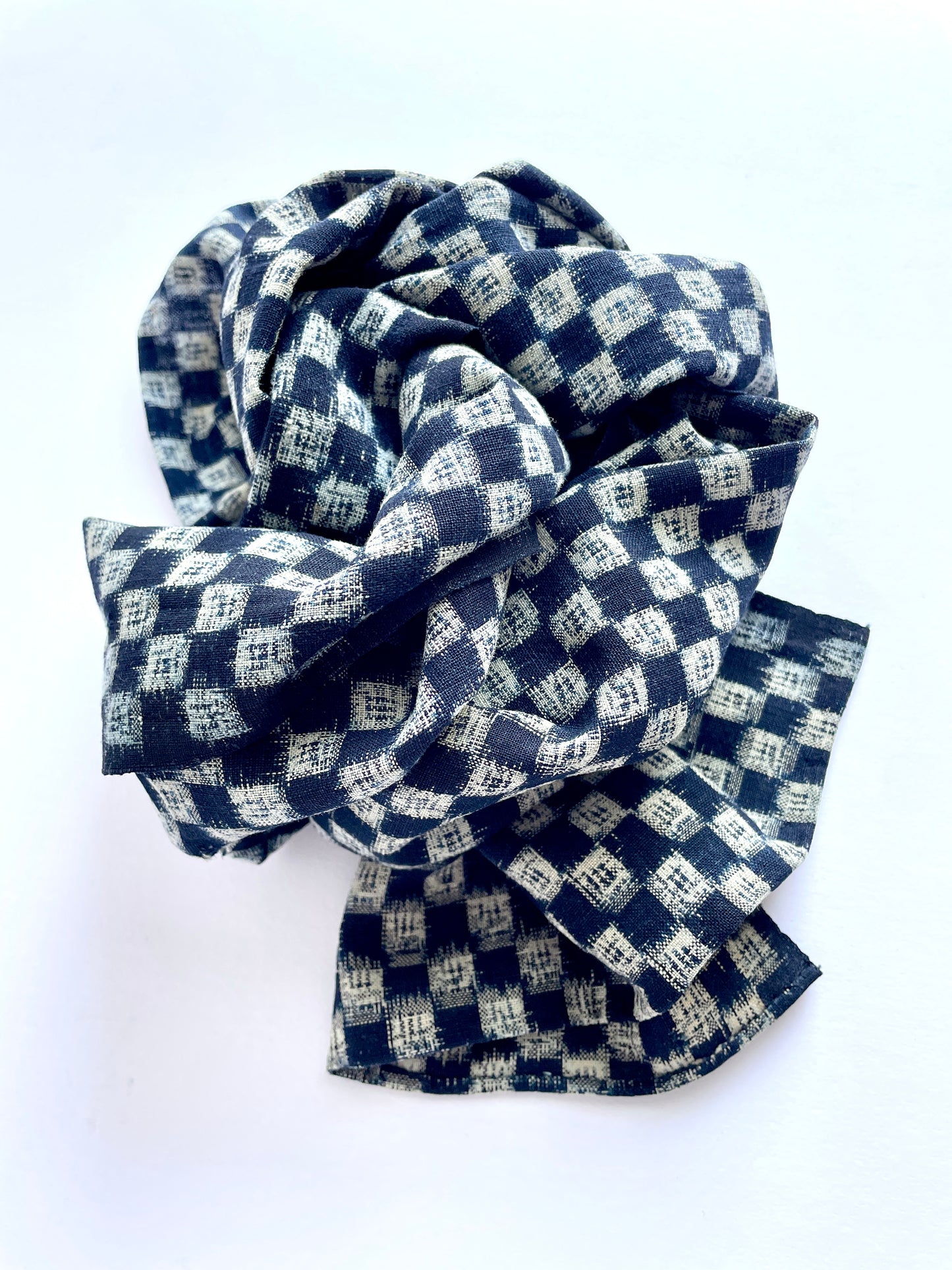 Japanese Antique Kasuri Fabric Scarf