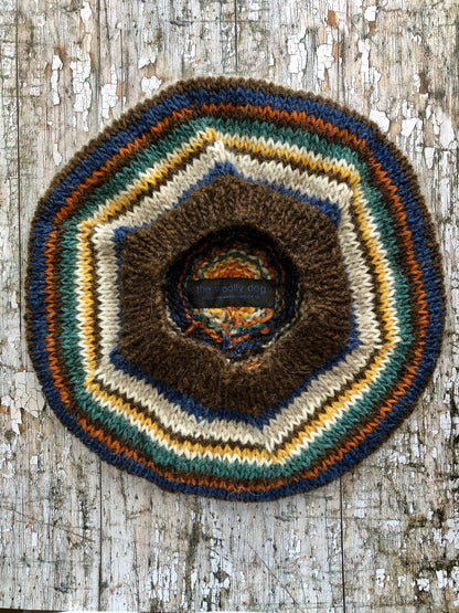 40's Style Hand Knitted Wool Beret no.1