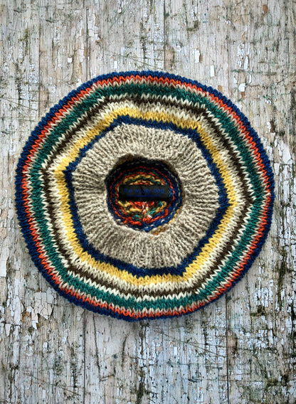 40's Style Hand Knitted Wool Beret no.4