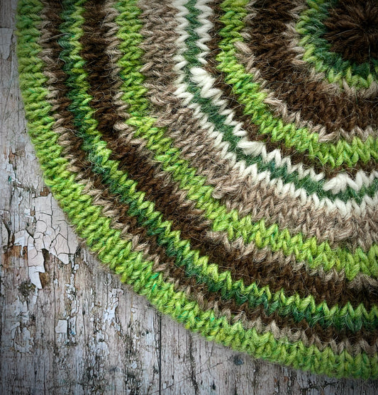 40's Style Hand Knitted Wool Beret no.42