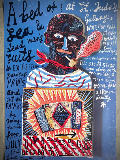 A Bed Of Sea Exhibition Poster By Jonny Hannah