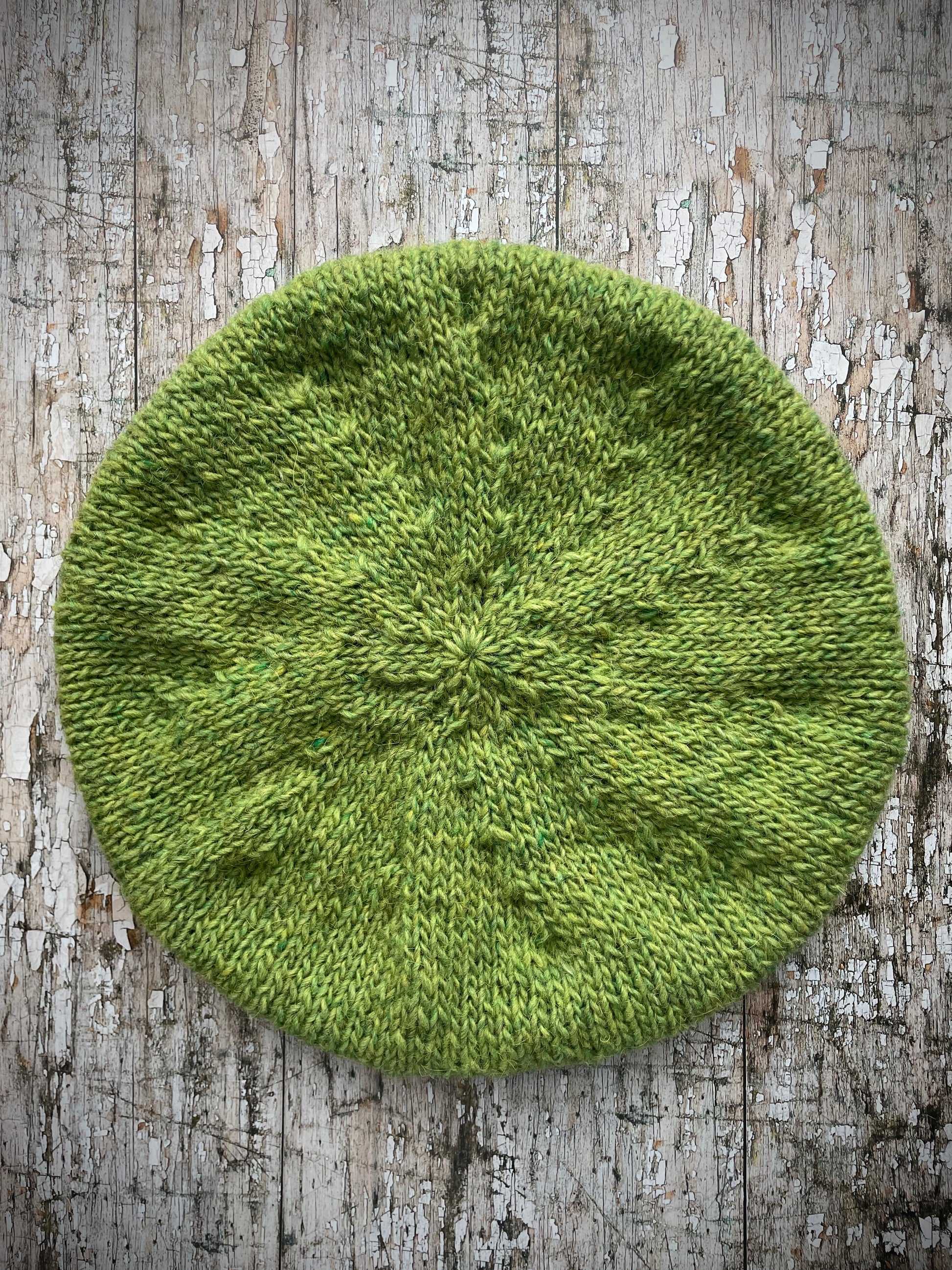Hand Knitted Wool Beret Green Tweed

Beautifully hand knitted beret in Icelandic Lettlopi pure wool, perfect for keeping your head warm on cold days and knitted in a lovely green tweed colour, with a ribbed band that gives the hat a snug fit.

SIZE: adult.

CARE: hand wash or machine wash on wool cycle at 30 degrees, dry flat, do not tumble dry.