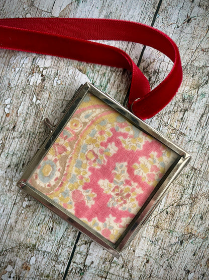 Hand Embroidered Happy Birthday Keepsake