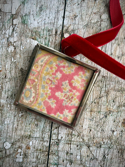 Hand Embroidered Happy Birthday Keepsake
