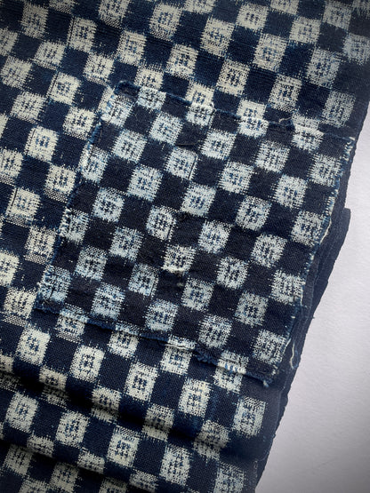 Japanese Antique Kasuri Fabric Scarf