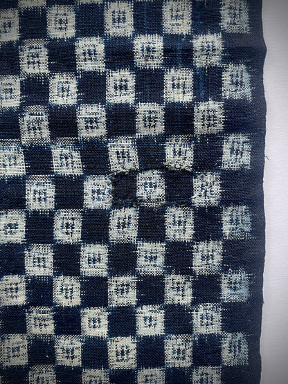 Japanese Antique Kasuri Fabric Scarf