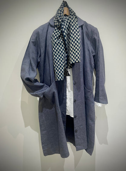 Medium Weight Linen Duster Coat