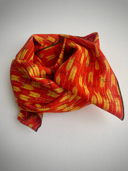 Japanese Antique Kusakizome Fabric Scarf
