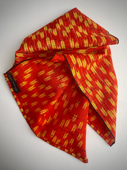 Japanese Antique Kusakizome Fabric Scarf