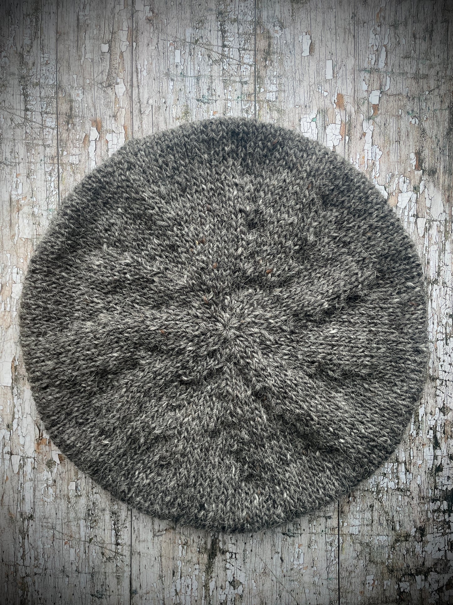 Small Hand Knitted Wool Beret Grey Heather

Beautifully hand knitted beret in Icelandic pure wool, perfect for keeping your head warm on cold days and knitted in a grey heather, with a ribbed band that gives the hat a snug fit.

SIZE: SMALL.

CARE: hand wash or machine wash on wool cycle at 30 degrees, dry flat, do not tumble dry.