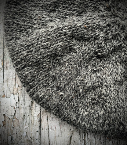 Small Hand Knitted Wool Beret Grey Heather

Beautifully hand knitted beret in Icelandic pure wool, perfect for keeping your head warm on cold days and knitted in a grey heather, with a ribbed band that gives the hat a snug fit.

SIZE: SMALL.

CARE: hand wash or machine wash on wool cycle at 30 degrees, dry flat, do not tumble dry.
