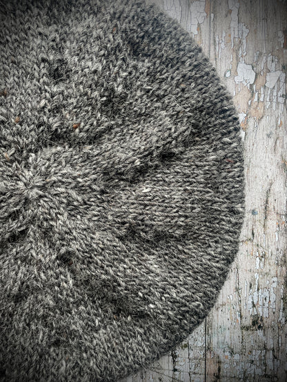 Small Hand Knitted Wool Beret Grey Heather

Beautifully hand knitted beret in Icelandic pure wool, perfect for keeping your head warm on cold days and knitted in a grey heather, with a ribbed band that gives the hat a snug fit.

SIZE: SMALL.

CARE: hand wash or machine wash on wool cycle at 30 degrees, dry flat, do not tumble dry.