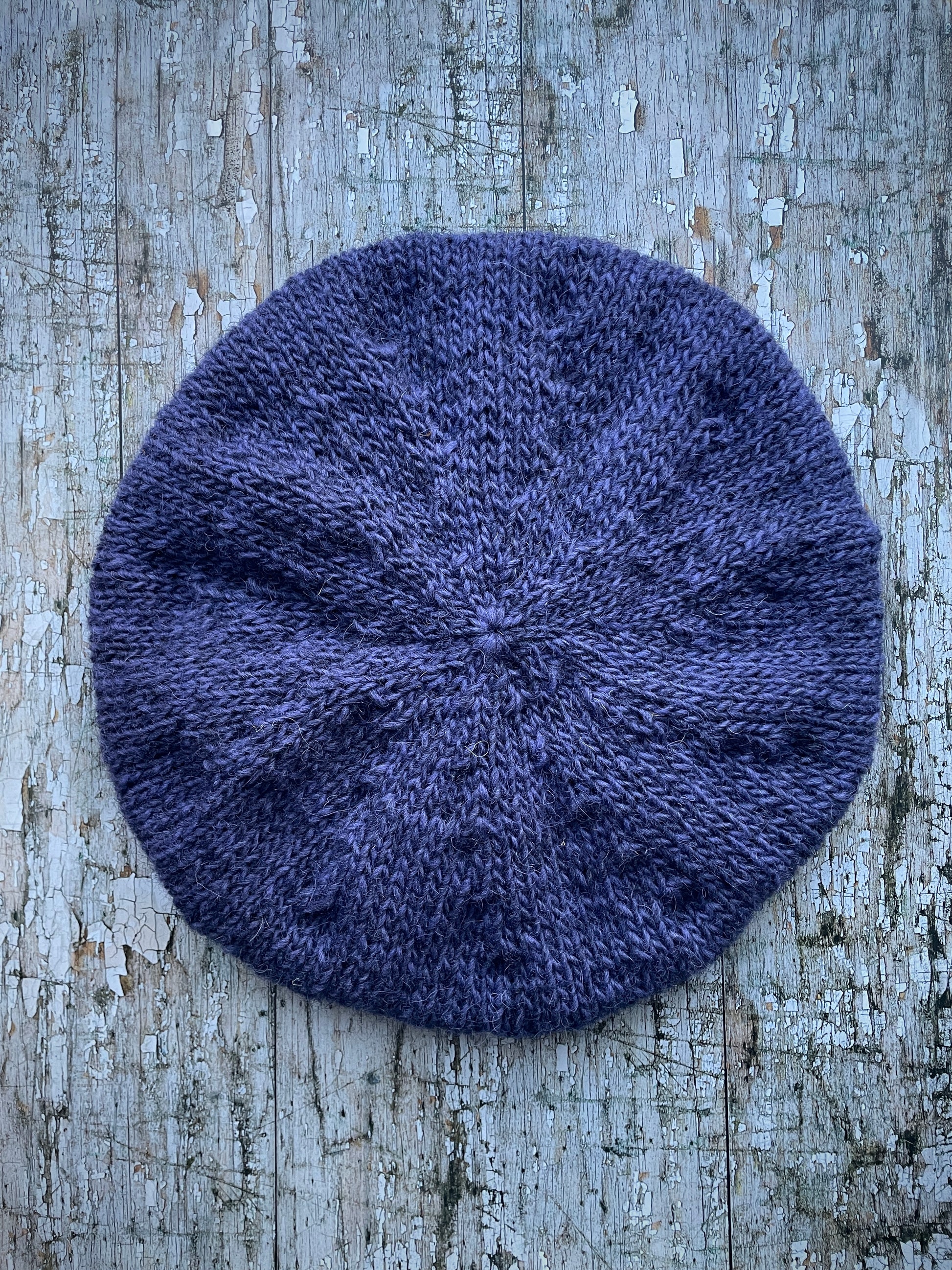 Hand Knitted Wool Lavender + Grey Tweed

Beautifully hand knitted beret in Icelandic pure wool, perfect for keeping your head warm on cold days, knitted in lavender, with a grey tweed ribbed band that gives the hat a snug fit.

SIZE: adult.

DIAMETER: 11" / 28cm.

CARE: hand wash or machine wash on wool cycle at 30 degrees, dry flat, do not tumble dry.