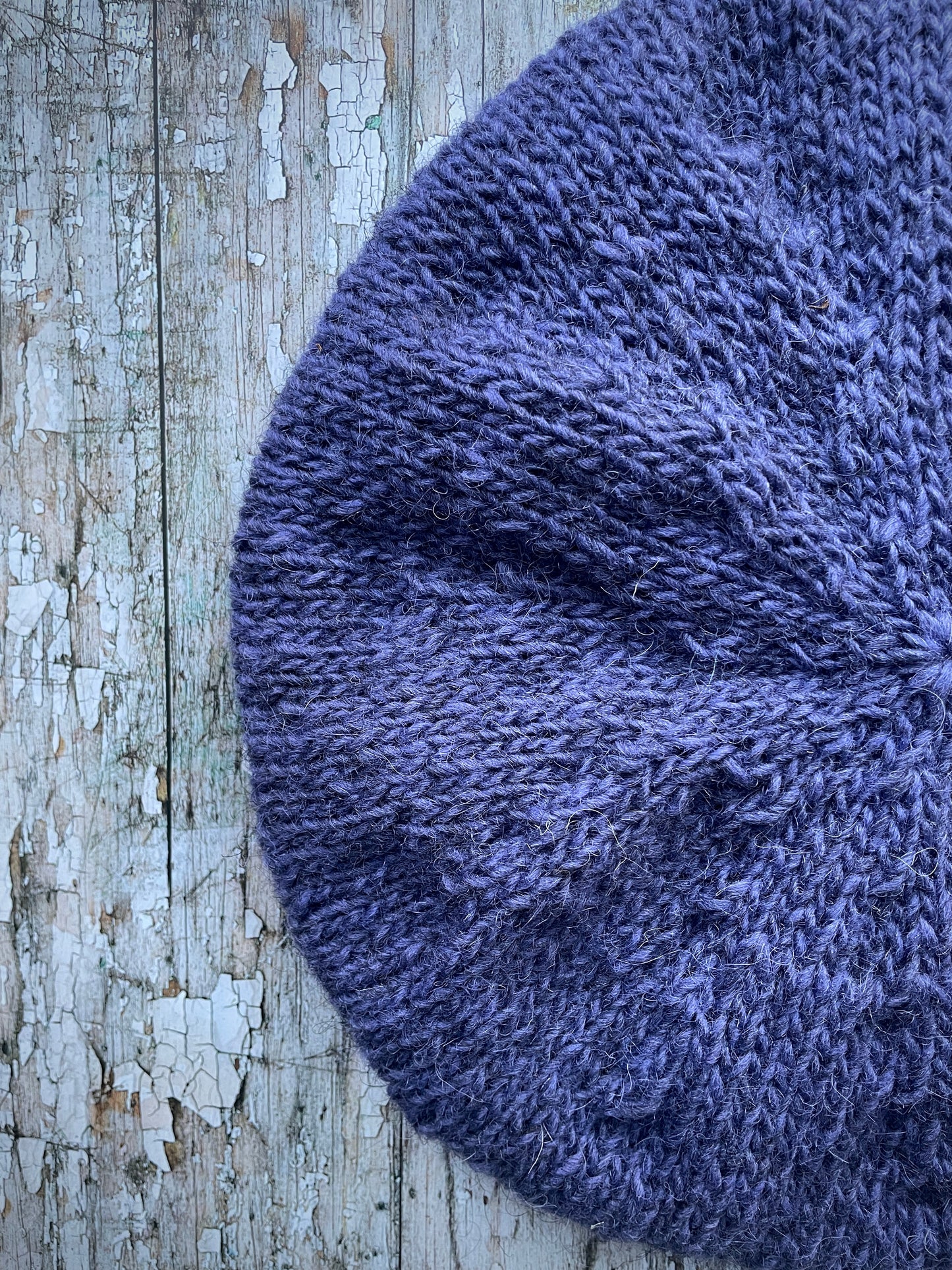 Hand Knitted Wool Lavender + Grey Tweed

Beautifully hand knitted beret in Icelandic pure wool, perfect for keeping your head warm on cold days, knitted in lavender, with a grey tweed ribbed band that gives the hat a snug fit.

SIZE: adult.

DIAMETER: 11" / 28cm.

CARE: hand wash or machine wash on wool cycle at 30 degrees, dry flat, do not tumble dry.