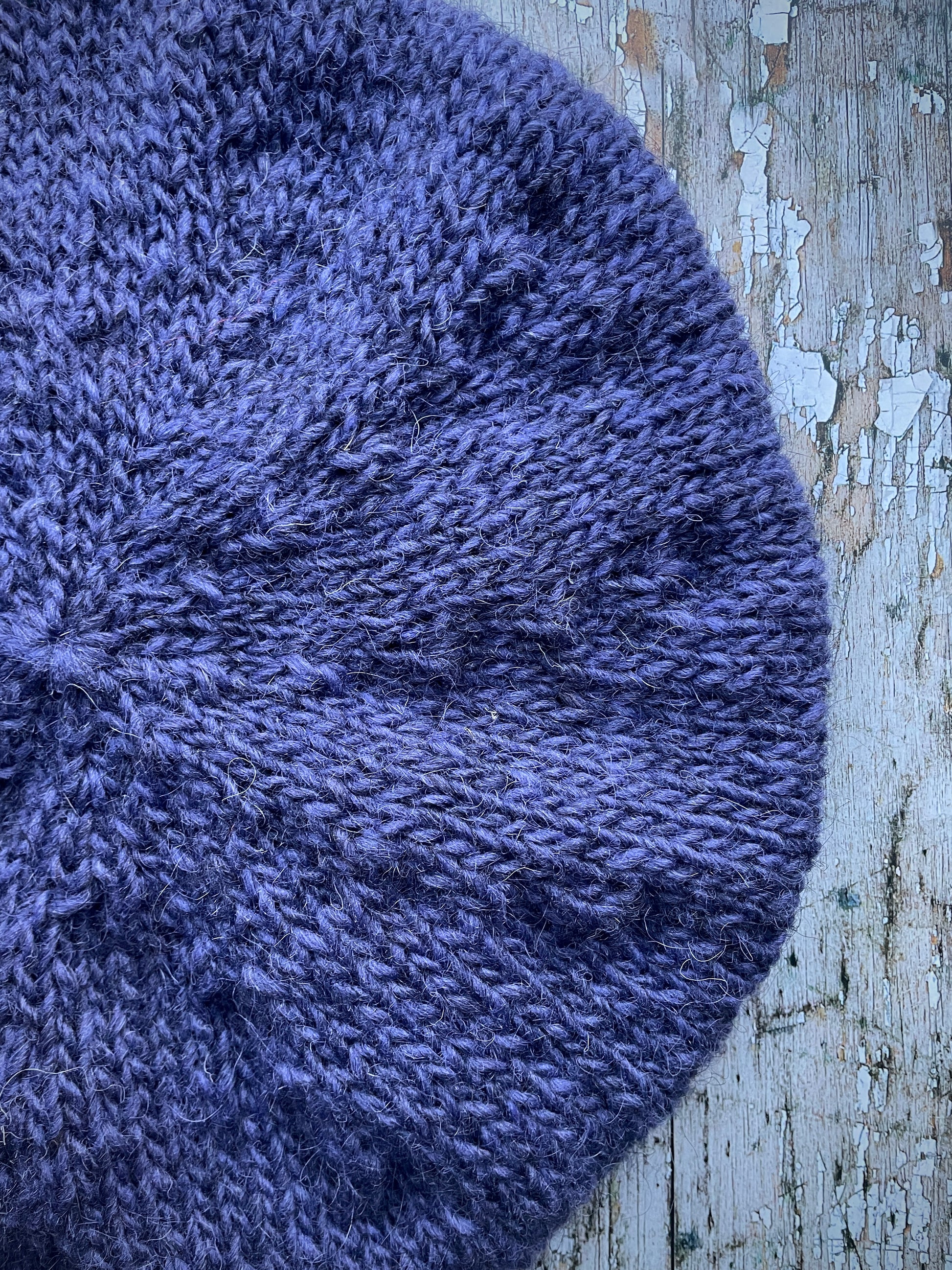 Hand Knitted Wool Lavender + Grey Tweed

Beautifully hand knitted beret in Icelandic pure wool, perfect for keeping your head warm on cold days, knitted in lavender, with a grey tweed ribbed band that gives the hat a snug fit.

SIZE: adult.

DIAMETER: 11" / 28cm.

CARE: hand wash or machine wash on wool cycle at 30 degrees, dry flat, do not tumble dry.