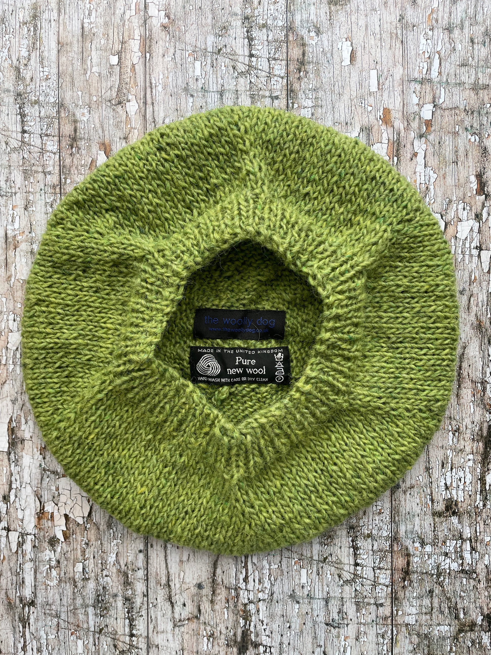 Hand Knitted Wool Beret Green Tweed

Beautifully hand knitted beret in Icelandic pure wool, perfect for keeping your head warm on cold days and knitted in a lovely green tweed colour, with a ribbed band that gives the hat a snug fit.

SIZE: adult.

CARE: hand wash or machine wash on wool cycle at 30 degrees, dry flat, do not tumble dry.