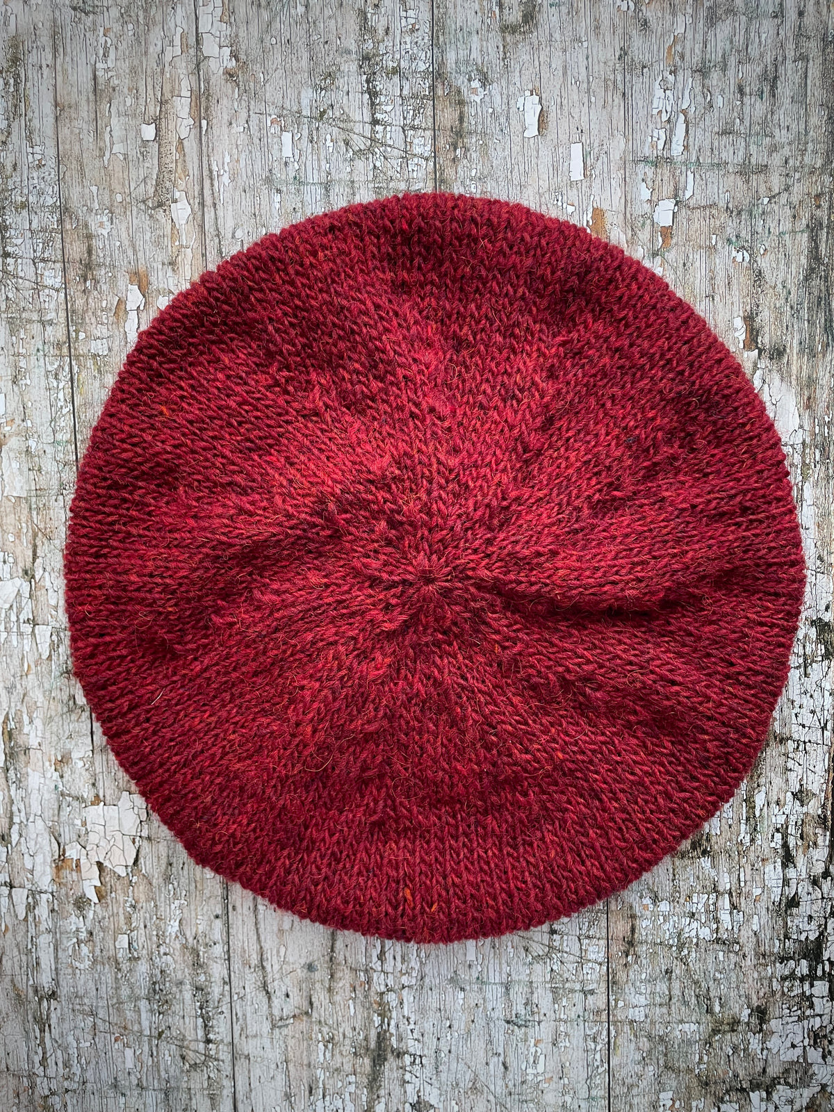 Hand Knitted Wool Beret Garnet

Beautifully hand knitted beret in Icelandic pure wool, perfect for keeping your head warm on cold days, knitted in a beautiful garnet colour, with a ribbed band that gives the hat a snug fit.

SIZE: adult.


DIAMETER: 11+3/4" / 30cm.


CARE: hand wash or machine wash on wool cycle at 30 degrees, dry flat, do not tumble dry.
