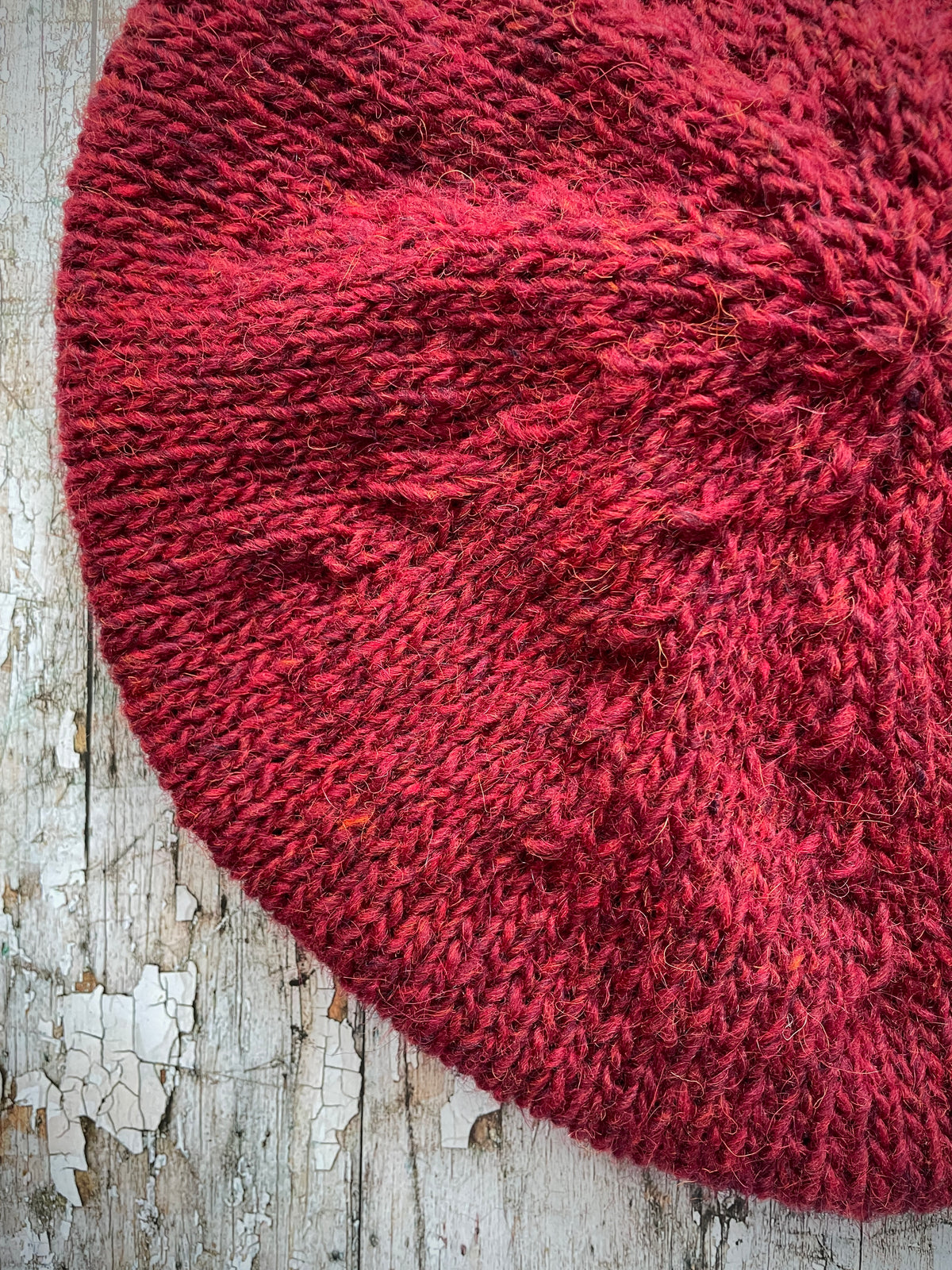 Hand Knitted Wool Beret Garnet

Beautifully hand knitted beret in Icelandic pure wool, perfect for keeping your head warm on cold days, knitted in a beautiful garnet colour, with a ribbed band that gives the hat a snug fit.

SIZE: adult.


DIAMETER: 11+3/4" / 30cm.


CARE: hand wash or machine wash on wool cycle at 30 degrees, dry flat, do not tumble dry.