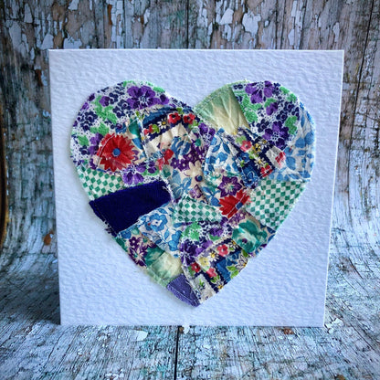 One Of A Kind Patchwork Card no.7