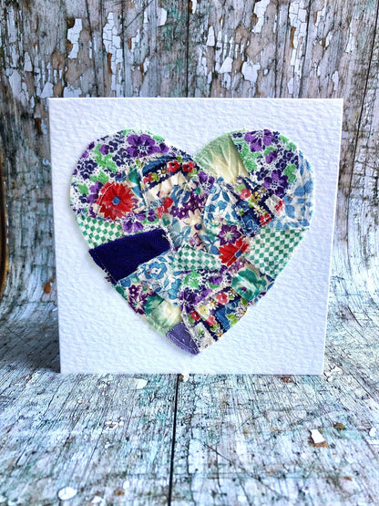 One Of A Kind Patchwork Card no.7